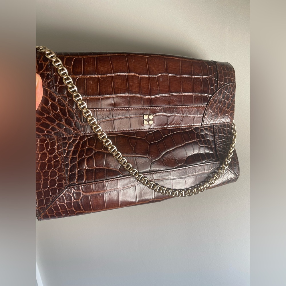 Kate Spade Crocodile Pattern Chain Bag
